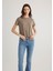 Lux Touch TENCEL TM Kahverengi Modal Tişört 1612693-83866 2