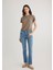 Lux Touch TENCEL TM Kahverengi Modal Tişört 1612693-83866 3