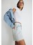 Millie 90LAR Buz Mavi Jean Şort 1458987072 2