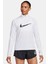 Dri Fit Big Swoosh 1/4 Zip Training Runnig Sweatshirt Koşu Antrenman Sweatshirt Beyaz 1
