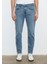 Milan Premium Blue Puslu Açık Mavi Jean Pantolon 0081083030 4