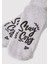 Stay Cozy Baskılı Gri Bot Çorap 1912751-28387 2