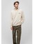 Sırt Baskılı Kapüşonlu Bej Sweatshirt 0S10160-81202 1