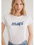 Mavi Logo Baskılı Beyaz Tişört 166422-620 1