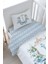 Bebek Boy Nevresim Takımı (100X150) - Blue Royal Series - I Harfi 3