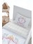 Bebek Boy Nevresim Takımı (100X150) - Pink Royal Series - I Harfi 5
