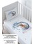 Bebek Boy Nevresim Takımı (100X150) - Pure Baby Serisi - Aya Uzanan Ayı 4