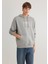 Mavi Logo Baskılı Kapüşonlu Gri Sweatshirt 0611317-70103 1
