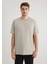 Bisiklet Yaka Basic Gri Tişört 0611596-70100 4