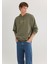 Mavi Logo Baskılı Kapüşonlu Haki Sweatshirt 0611317-71546 1