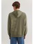 Mavi Logo Baskılı Kapüşonlu Haki Sweatshirt 0611317-71546 5