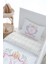 Bebek Boy Nevresim Takımı (100X150) - Pink Royal Series - N Harfi 5