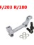 Titanyum F203-R180MM Stili Pmıs Mtb Kaliper Adaptörü Ön Arka mm Bisiklet Disk Fren Rotorları Alüminyum Alaşımlı Bisiklet Aksesuarı Adaptörü (Yurt Dışından) 1