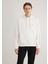 Mavi Logo Nakışlı Kapüşonlu Beyaz Sweatshirt 065809-34519 3