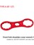 Kırmızı Tip A Stili Wrench Çok Fonksiyonlu Üçü Bir Arada Anahtar Dağ Bisikleti Onarım Aracı Bisiklet Taşınabilir Ön Çatal Omuz Kılıfı (Yurt Dışından) 1
