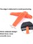 3 Adet Tarzı 3 Parça Lastik Kepçesi Hafif Dayanıklı Kavisli Sertleştirilmiş Plastik Bisiklet Lastik Kaldırma Kaldırıcı Mtb Bisiklet Tekerlek Tamiri Lastik Aracı Turuncu (Yurt Dışından) 5