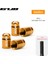 SCHRADERGOLDEN4PCS Stili Gub Bisiklet Valf Kapağı Opsiyonel Schrader Av Presta Fv C-Machined Alaşım Anodize Nipel Kapağı Paslanmaz Ücretsiz (Yurt Dışından) 1
