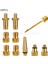 7HH402603-10 Stili Bisiklet Pirinç Presta ve Schrader Vana Adaptörü Lastik Vana Dönüştürücü Kiti Top Pompa Iğnesi Şişirme Cihazları ve Aksesuarları (Yurt Dışından) 1