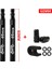 SIYAH60MM Tarzı 2 Adet Bisiklet Presta Valf Iç Lastik Uzatma Alüminyum Alaşımlı Boyut mm Mtb Yol Bisikleti Tüpüsüz Jant Valf Aksesuarları (Yurt Dışından) 1