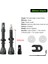 Siyah 44MM Stili 2 Adet Bisiklet Tüpsüz Karbon Jant Presta Valf mm Fv Ucu Pirinç Çekirdekli C Makineli Anodize Edilmiş Wtool ile Dağ/bisiklet Için (Yurt Dışından) 1
