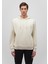 Yarı Fermuarlı Bej Sweatshirt 0S10244-70140 3