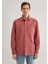 Keten Karışımlı Pembe Tencel Gömlek 0211377-71100 4