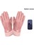 Pembe Tarzı USB Şarj Isıtma Eldivenleri Kış Elektrikli Isıtmalı Eldiven Tam Parmak Eldivenler Isıtıcı Eldiven Açma-Kapama Kış Sıcak Eldiven (Yurt Dışından) 1