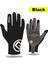 C010202-SIYAH Stil L Boyutu Bisiklet Eldiveni Parmaksız Yarım Parmak (Yurt Dışından) 1