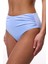 Açık Mavi High Shirred Yüksek Bel Bikini Altı 3