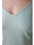 Reversible Side Cotton V Neck Mint Yeşili Atlet 4