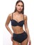 Straplez Cup Siyah Bikini Üstü 4
