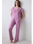 Alia Soft Pantolon Lila Pijama Takımı 1