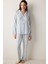 Roses Gömlek Pantolon Açık Mavi Pijama Takımı 1
