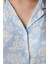 Roses Gömlek Pantolon Açık Mavi Pijama Takımı 4