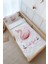 Montessori Nevresim Takımı (100 x 200) - For Baby Serisi - Pembe Zeminli Kuğu 1