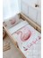Montessori Nevresim Takımı (100 x 200) - For Baby Serisi - Pembe Zeminli Kuğu 3