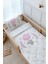 Montessori Nevresim Takımı (100 x 200) - For Baby Serisi - Pembe Büyük Balonlu Fil 3