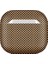Apple Airpods 4 Airbag 43 600D Karbon Fiber Kulaklık Kılıfı Gold 3