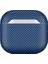 Apple Airpods 4 Airbag 43 600D Karbon Fiber Kulaklık Kılıfı Lacivert 3