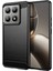 Xiaomi 14T ile Uyumlu Brushed Carbon Fiber Silikon Kılıf - Siyah AL3332 1
