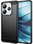Xiaomi Redmi Note 14 5g ile Uyumlu Brushed Carbon Fiber Silikon Kılıf - Siyah AL3332 1