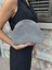 Oval Gizli Burslu Metalik Ip Portföy Clutch Çanta 1