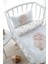 Park Yatak Nevresim Takımı (80 x 120) - For Baby Serisi - Pembe Balonda Ayı 4