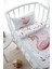 Park Yatak Nevresim Takımı (80 x 120) - For Baby Serisi - Pembe Zeminli Kuğu 4