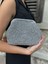 Parlak Metalik Silver Gümüş Renk Portföy Clutch Burslu Çanta 2