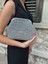 Parlak Metalik Silver Gümüş Renk Portföy Clutch Burslu Çanta 4