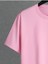 New Desıgn T-Shirt Şort - Pembe Alt Üst Kombin Şort Tişört Takım Baskılı Oversize Bisiklet Yaka 1