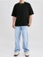 Basic Süprem T-Shirt - Siyah Oversize Bisiklet Yaka Tişört 3