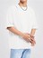 Basic Süprem T-Shirt - Beyaz Oversize Bisiklet Yaka Tişört 1