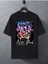 New York Bear Süprem T-Shirt - Siyah Baskılı Oversize Bisiklet Yaka Tişört 2